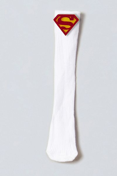 ADABEBEK Superman Felted Baby Knee Socks