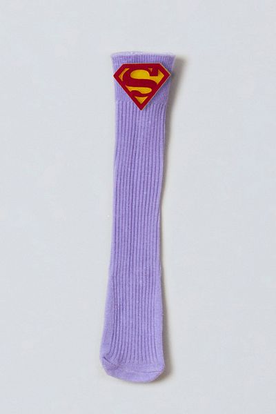 ADABEBEK Superman Felted Baby Knee Socks