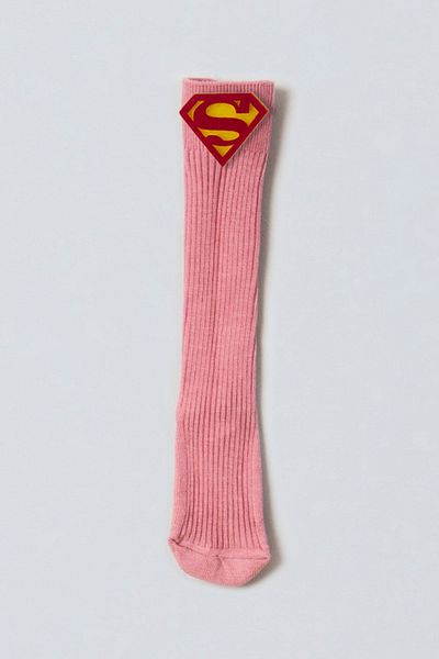 ADABEBEK Superman Felted Baby Knee Socks