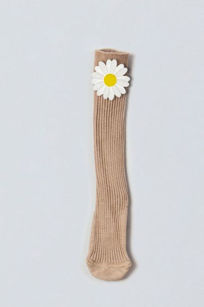 ADABEBEK Daisy Felted Baby Knee Socks