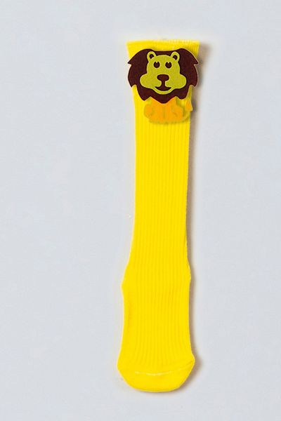 ADABEBEK Lion Felted Baby Girl Knee Socks