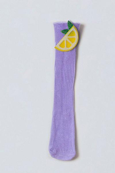 ADABEBEK Lemon Felted Baby Knee Socks