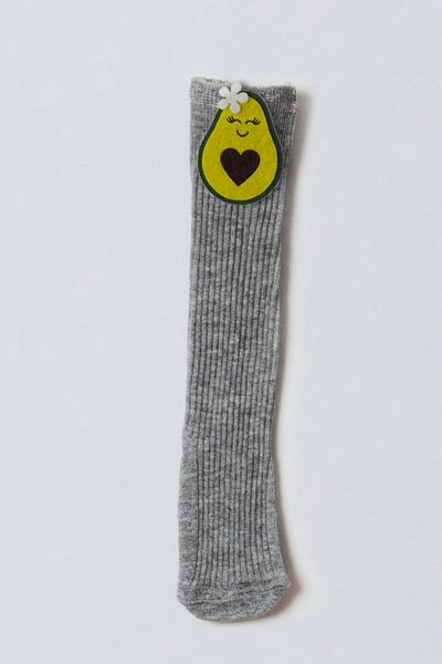 ADABEBEK Buckle Avocado Felt Baby Knee Socks