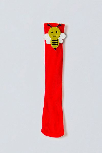 ADABEBEK Bee Felted Baby Girl Knee Socks
