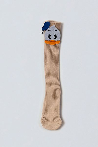 ADABEBEK Duck Duck Felted Baby Knee Socks