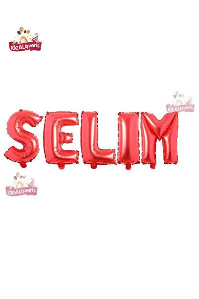 Bkmc 5 Harfli Kişiye Özel İsim Folyo Balonu  Doğum Günü  Folyo Balon Set 36cm...