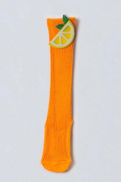 ADABEBEK Lemon Felted Baby Knee Socks