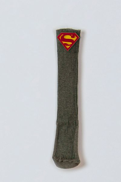 ADABEBEK Superman Felted Baby Knee Socks