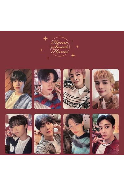 Kpop Dünyasi STRAY KIDS '' Official Fanclub STAY 3rd Generation Home Sweat Home '' Photocards Set