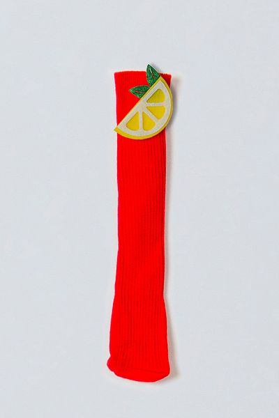 ADABEBEK Lemon Felted Baby Knee Socks