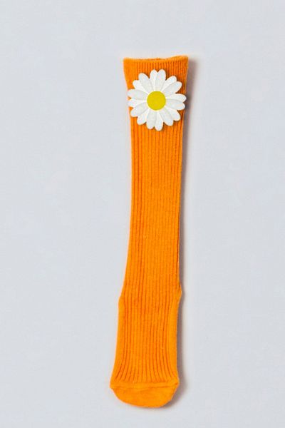 ADABEBEK Daisy Felted Baby Knee Socks