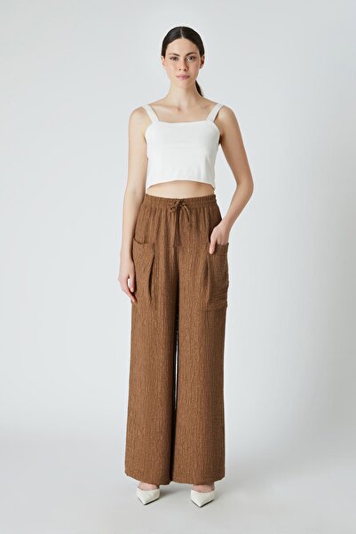 FEVER Kırınkıl dokulu pantolon