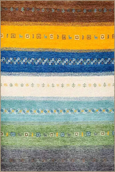 Rugs Modern Halı Düz Mixed Karışık Renkli Desenli Dekoratif Halı miravip878
