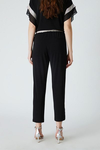 FEVER Women's Lace-Up Knitted Trousers341112002 Black