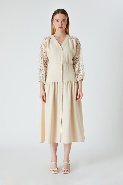 FEVER Dantel geçişli elbise