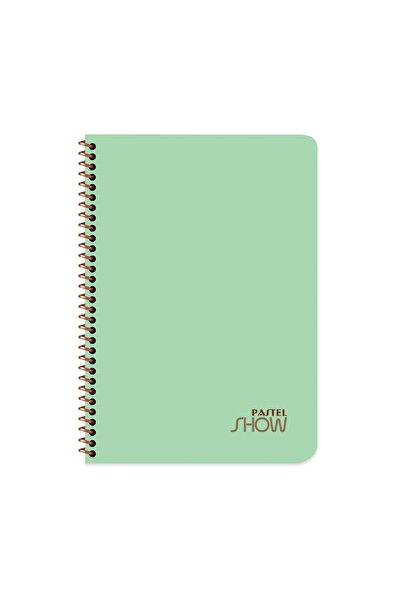 KESKİN COLOR Keskin Color Pastel Show Spiralli Yeşil Plastik Kapak 72 Yaprak ...