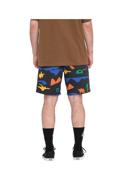Volcom شورت فا آرثر لونغو Ew 18 بلك