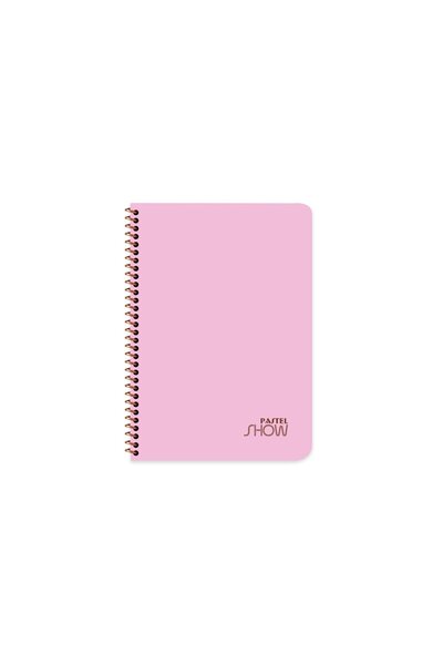 KESKİN COLOR Keskin Color Pastel Show Spiralli Açık Pembe Plastik Kapak 72 Ya...