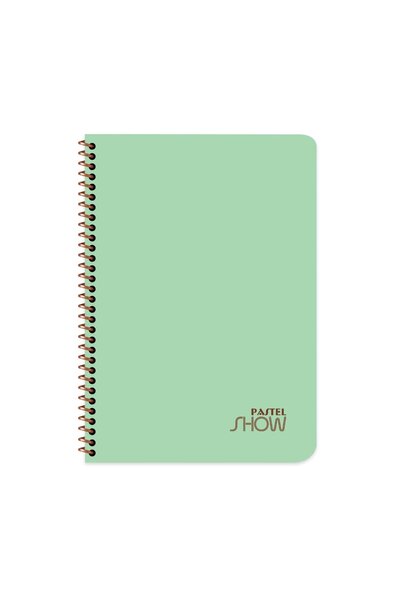 KESKİN COLOR Keskin Color Pastel Show Spiralli Yeşil Plastik Kapak 60 Yaprak ...