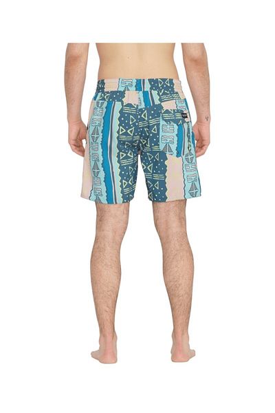 Volcom ملابس السباحة القصيرة Lido Print 17 Cb - تصميم مريح وأنيق