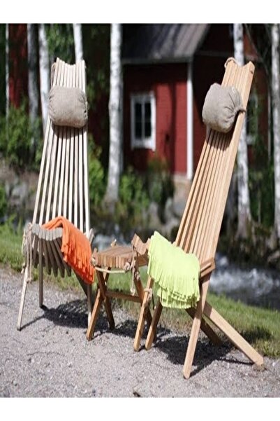 CLK Garden Ahşap Katlanır Sandalye Şezlong