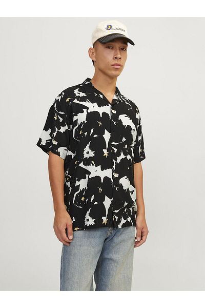 Jack & Jones Hawaii-kend Locker Geschnitten Hawaii-kend