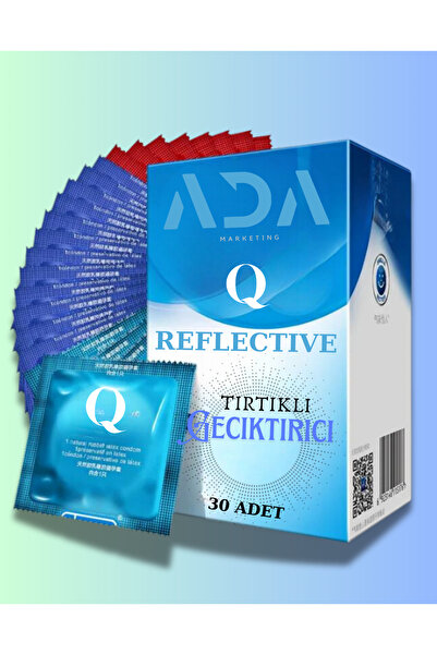 Ada Marketing 30 Adet Geçiktiricili ve Tırtıklı Prezervatif - Latex Condom