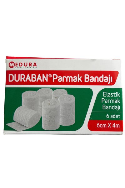 DURABAN Parmak Bandajı 6cmx4m 6 Adet