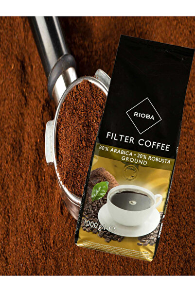 Rioba Filtre Kahve %80 Arabica %20 Robusta Öğütülmüş Gold 1 Kg