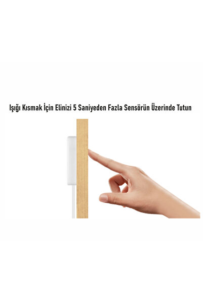 Diyez Elektronik ve Aydınlatma Sistemleri Ahşap Arkası On-Off Dimmer Dokunmatik Sensör 12-24VDC 8,33A 100W