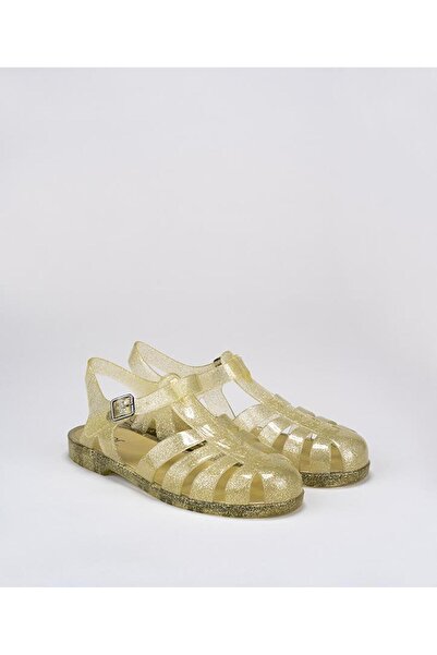 IGOR İgor S10262 Biarritz Glitter Sarı Simli Kadın Sandalet