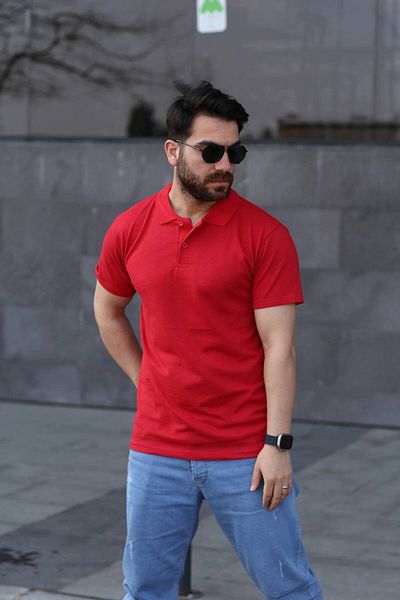 mayastyle Μπλουζάκι με γιακά Pola unisex μοντέλο