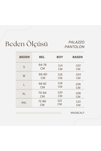 Mad&Calf Women's Wide Leg Lycra Velcro Closure Elastic Palazzo Trousers