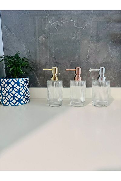 Janset Glass liquid soap dispenser 1 piece