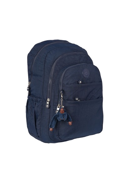 nacar çarşı Relaxion Marineblauer, wasserdichter, lässiger und Schulrucksack ...