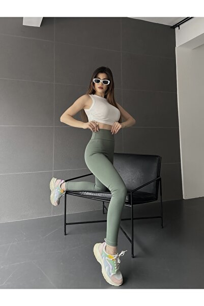 Correcto Κολάν Οτομπάν με εξαιρετικά ψηλή μέση και κορδόνια εσωτερικά ΧΑΚΙ