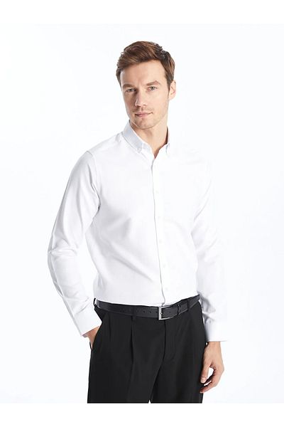 LC Waikiki LCWAIKIKI Formal Slim Fit Long Sleeve Oxford Men's Shirt