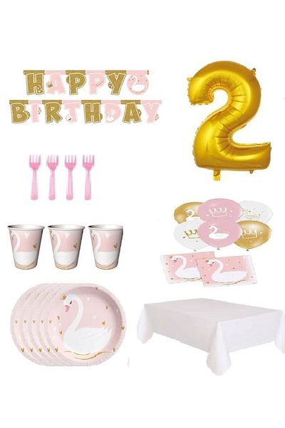 DÜVENCİ TİCARET Swan Themed Concept for Birthday