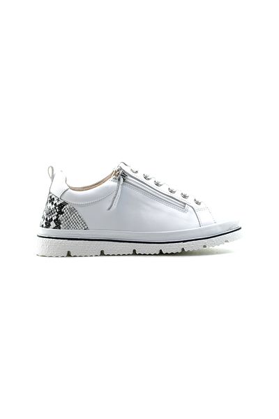 Mammamia MAMMAIA Piele naturală pentru femei - Pantofi de zi cu zi confortabili (36-40) 24Y D24YA-7030 Z Alb