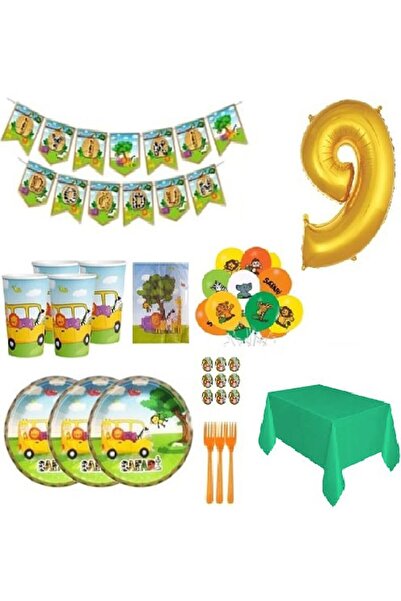 DÜVENCİ TİCARET Concept de ziua de naștere cu tematică Safari