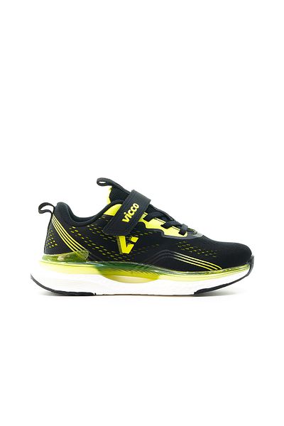 Vicco Boys' Anatomical Sneakers - VICCO NEBULA, Casual Sports Shoes, (26-35) 24Y 346.113 FE Black/Y