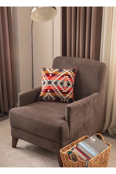 SWITA CAZĂ KIRLENT JACQUARD BRODATĂ BOHEM PUNCH, DESIGN SINGUR SPECIAL