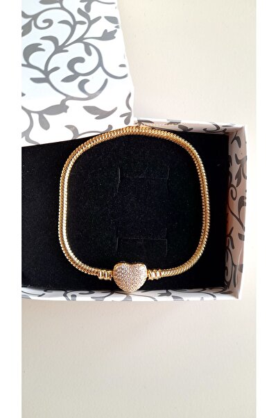 Opia JEWELRY Heart Steel Stone Bracelet