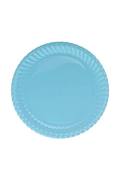 Genel Markalar 8'li 23cm mavi düz karton tabak seti, şık ve kullanışlı.