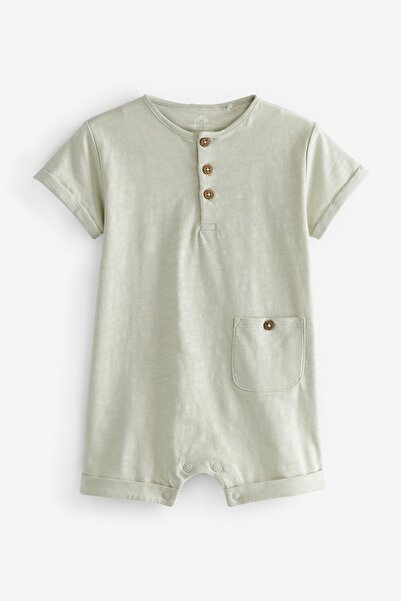 Next Baby Pastel Colored 4-Piece Romper Set - 100% Cotton