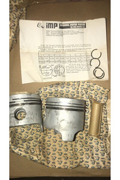 OPAR MURAT 131/SERÇE TOFAŞ DKŞ 1600 MOTOR PİSTONU STD 2 ADET SEGMANLI İMP MAR...