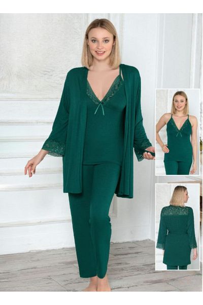 Pyjama Familya 3 Piece Dressing Gown Set