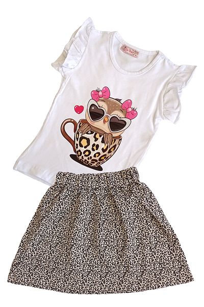 MODA59 T-shirt and Skirt Set