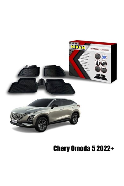 Niken Chery Omoda 5 Havuzlu 3D Paspas Niken Siyah 2022+ sonrası uyumlu