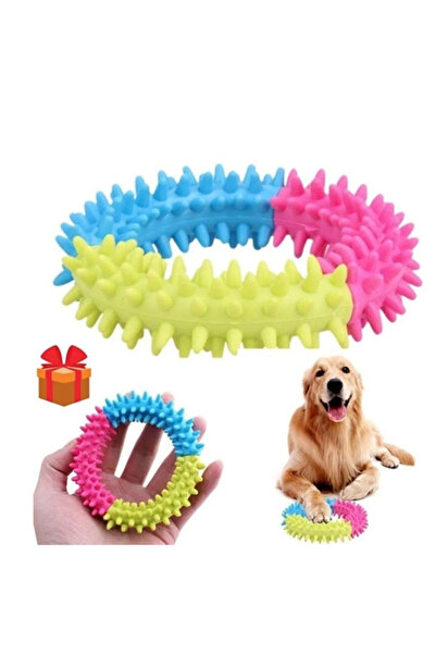 CNGZSHOP Kedi Köpek Diş Kaşıma Çemberi Isırma Kaşıma Oyuncağı